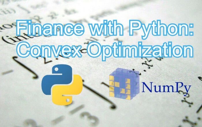 Finance with Python Convex Optimization