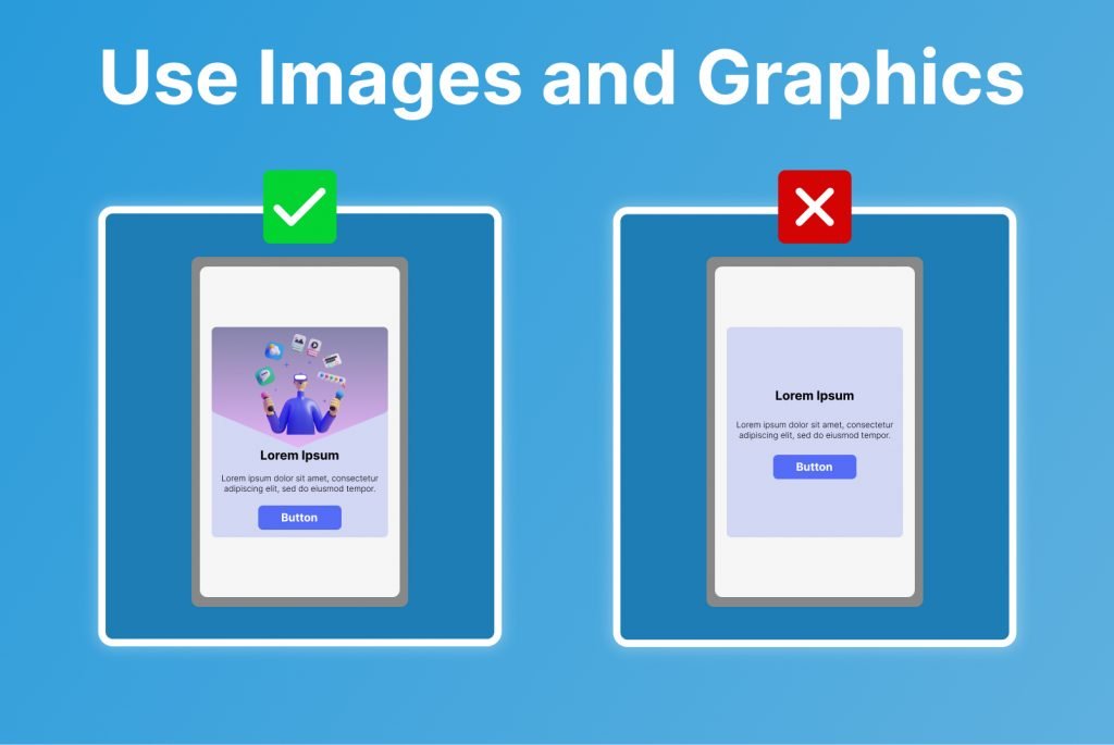 Use Images and Graphics for 20 UI/UX Design Secrets